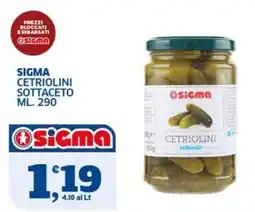 Sigma Sigma cetriolini sottaceto offerta