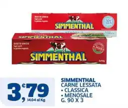 Sigma Simmenthal carne lessata classica offerta