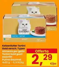 Interspar Tortini Gold Purina Gourmet offerta