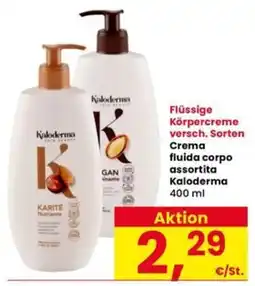 Interspar Crema fluida corpo assortita Kaloderma offerta