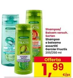 Interspar Shampoo o balsamo Garnier Fructis offerta
