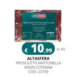 Altasfera Mattonella di Prosciutto Crudo senza cotenna Alta Sfera offerta