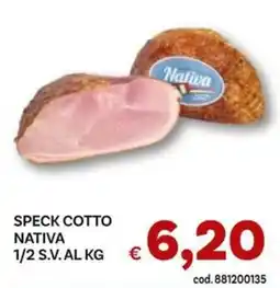 Vivo Supermercati Speck cotto Nativa offerta