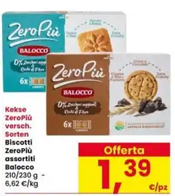 Interspar Kekse ZeroPiù vers. Sorten Biscotti ZeroPiù assortiti Balocco offerta