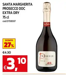 C+C maxigross Santa Margherita Prosecco Doc Extra Dry offerta