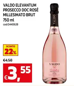 C+C maxigross Valdo Elevantum Prosecco Rosé offerta