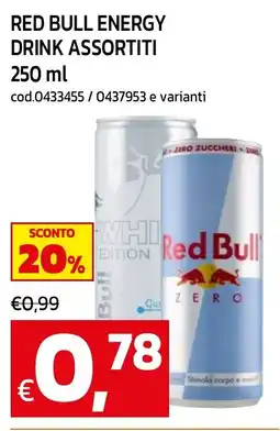 C+C maxigross Red Bull Energy Drink Assortiti offerta