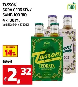 C+C maxigross Tassoni soda cedrata offerta