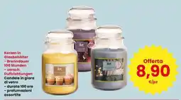 Interspar Candele in giara di vetro offerta