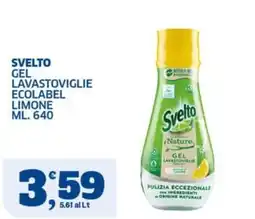 Sigma Svelto gel lavastoviglie ecolabel limone offerta