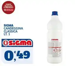 Sigma Sigma candeggina classica offerta