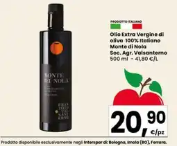 Eurospar Olio Extra Vergine di oliva Monte di Nola offerta