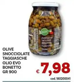 Vivo Supermercati Olive snocciolate taggiasche olio evo bonetto offerta