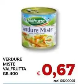 Vivo Supermercati Verdure Miste Valfrutta offerta