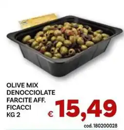 Vivo Supermercati Olive mix denocciolate farcite aff. ficacci offerta