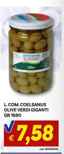 Vivo Supermercati Coelsanus Olive Verdi Giganti offerta