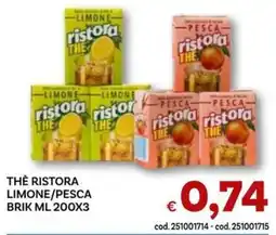 Vivo Supermercati Thè ristora limone/pesca offerta