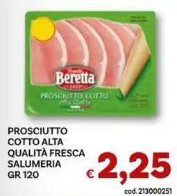 Vivo Supermercati Prosciutto cotto Beretta offerta
