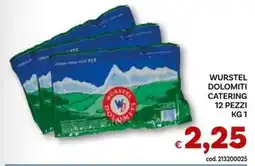Vivo Supermercati Wurstel Dolomiti offerta