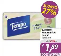 DiMeglio Fazzoletti Natural&Soft Tempo offerta