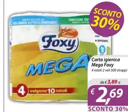 DiMeglio Carta igienica Mega Foxy offerta