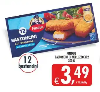 Deco Iperstore Findus bastoncini di merluzzo offerta