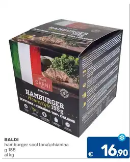C+C Cash and Carry Baldi hamburger scottona/chianina offerta