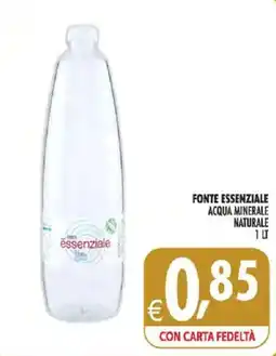 Deco Iperstore Fonte essenziale acqua minerale naturale offerta