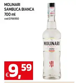 C+C maxigross Molinari Sambuca Bianca offerta