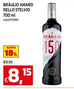 C+C maxigross Bràulio amaro dello stelvio offerta
