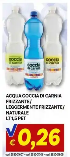 Vivo Supermercati Acqua Goccia di Carnia offerta