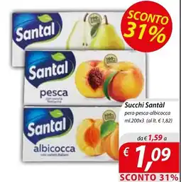 DiMeglio Succhi Santal offerta