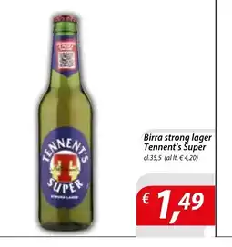 DiMeglio Birra strong lager Tennent's Super offerta