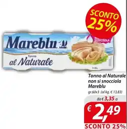DiMeglio Tonno al Naturale Mareblu offerta