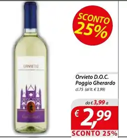 DiMeglio Orvieto D.O.C. Poggio Gherardo offerta