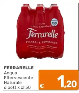 C+C Cash and Carry Ferrarelle Acqua Effervescente Naturale offerta