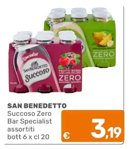 C+C Cash and Carry San Benedetto Succoso Zero Bar Specialist offerta