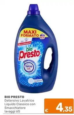 C+C Cash and Carry Bio Presto Detersivo Lavatrice Liquido Classico con Smacchiatore offerta