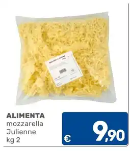 C+C Cash and Carry Alimenta mozzarella julienne offerta