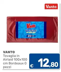 C+C Cash and Carry Tovaglia in Airlaid Bordeaux offerta