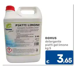 C+C Cash and Carry Domus detergente piatti gel limone offerta