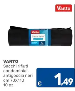 C+C Cash and Carry Vanto Sacchi rifiuti condominiali antigoccia neri offerta