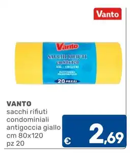 C+C Cash and Carry Vanto sacchi rifiuti condominiali antigocciola giallo offerta