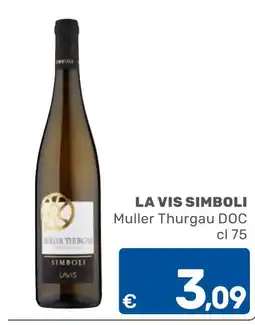 ARCA C+C cash and carry La vis simboli Muller Thurgau DOC offerta