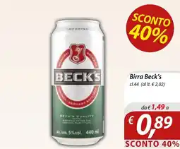 DiMeglio Birra Beck's offerta