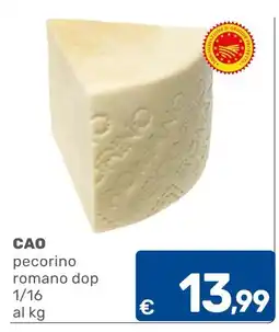 C+C Cash and Carry CAO pecorino romano dop offerta