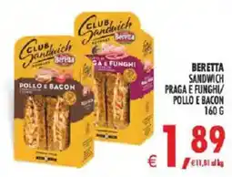 Deco Iperstore Club Sandwich Beretta Pollo e Bacon offerta
