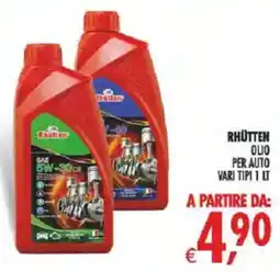 Deco Iperstore Rhütten olio per auto offerta