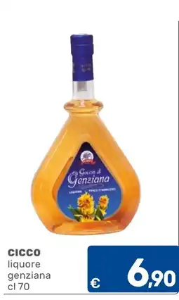 C+C Cash and Carry Cicco liquore genziana offerta