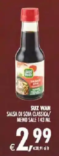 Deco Iperstore Suz Wan salsa di soia classica offerta